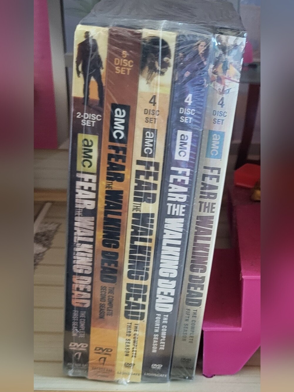 Fear the walking dead dvds 5 seasons